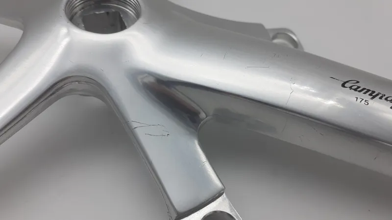 Campagnolo Veloce 175mm Right Crank Arm in Silver Shop Soiled-3