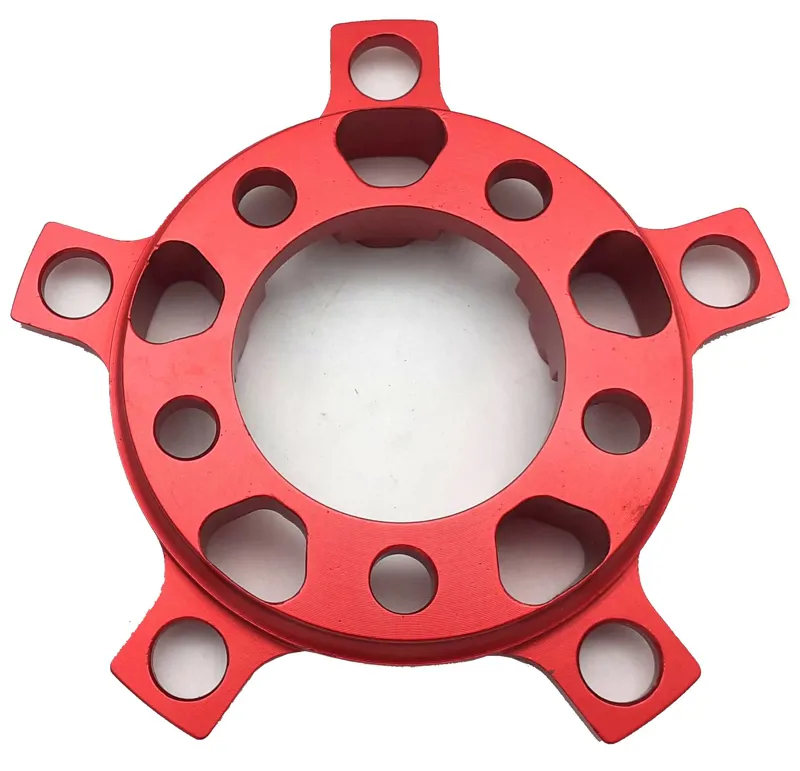Pace RC-21 STX Chainring Spider Adaptor in Anodised Red NOS