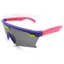 Alpina Suncooler Cycling Glasses in Black Lens with Purple and Neon Pink Frame Vintage NOS