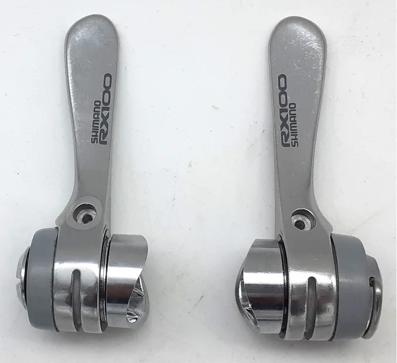 Shimano RX100 SL-A550 Braze-On Downtube 2x7 Shifters NOS