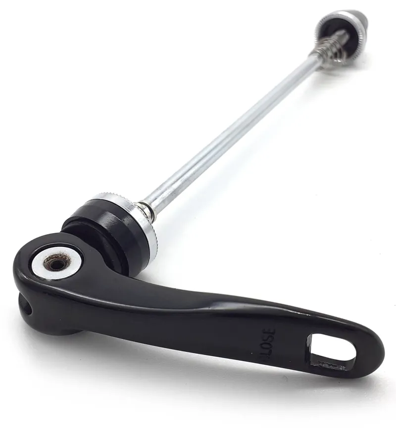 Aluminium Front QR Skewer in Black Shop Soiled