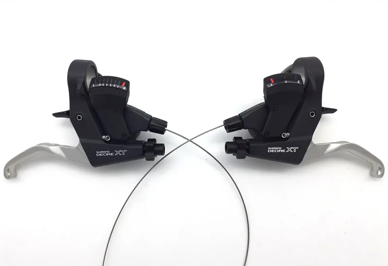 Shimano Deore XT M739 3x8 Speed Shifter and Brake Lever Set NOS-2