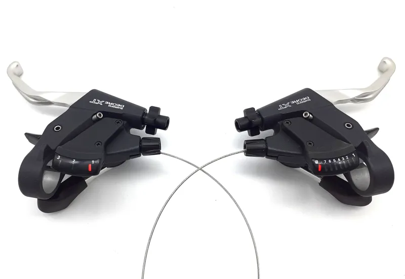 Shimano Deore XT M739 3x8 Speed Shifter and Brake Lever Set NOS-1