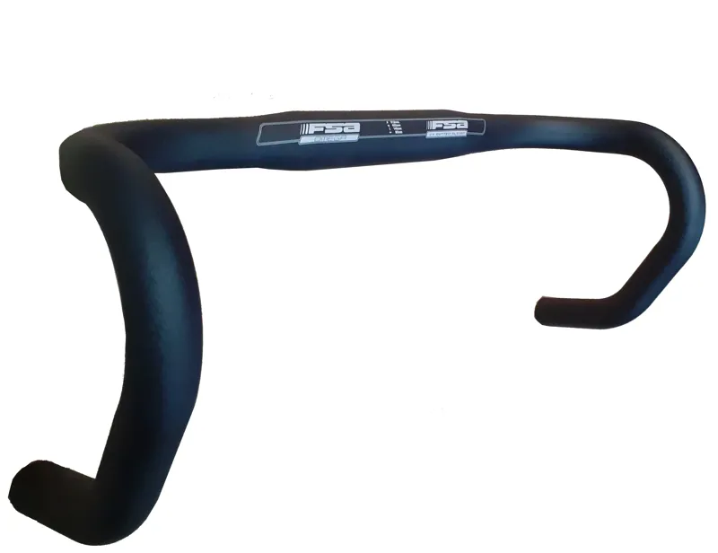 FSA Omega Anatomic Aluminium Bars in Black Size 40cm-2