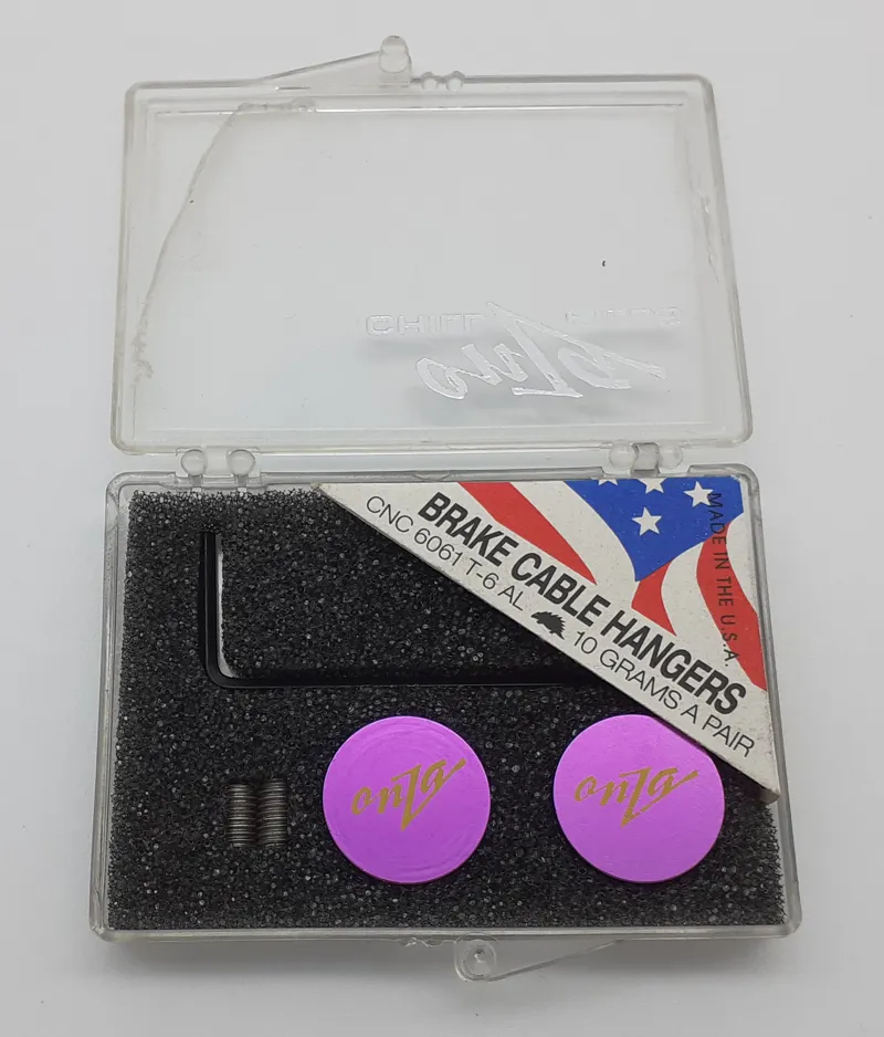 Onza Chill Pill Cantilever Straddle Hanger Yolk in Anodised Purple NOS-2