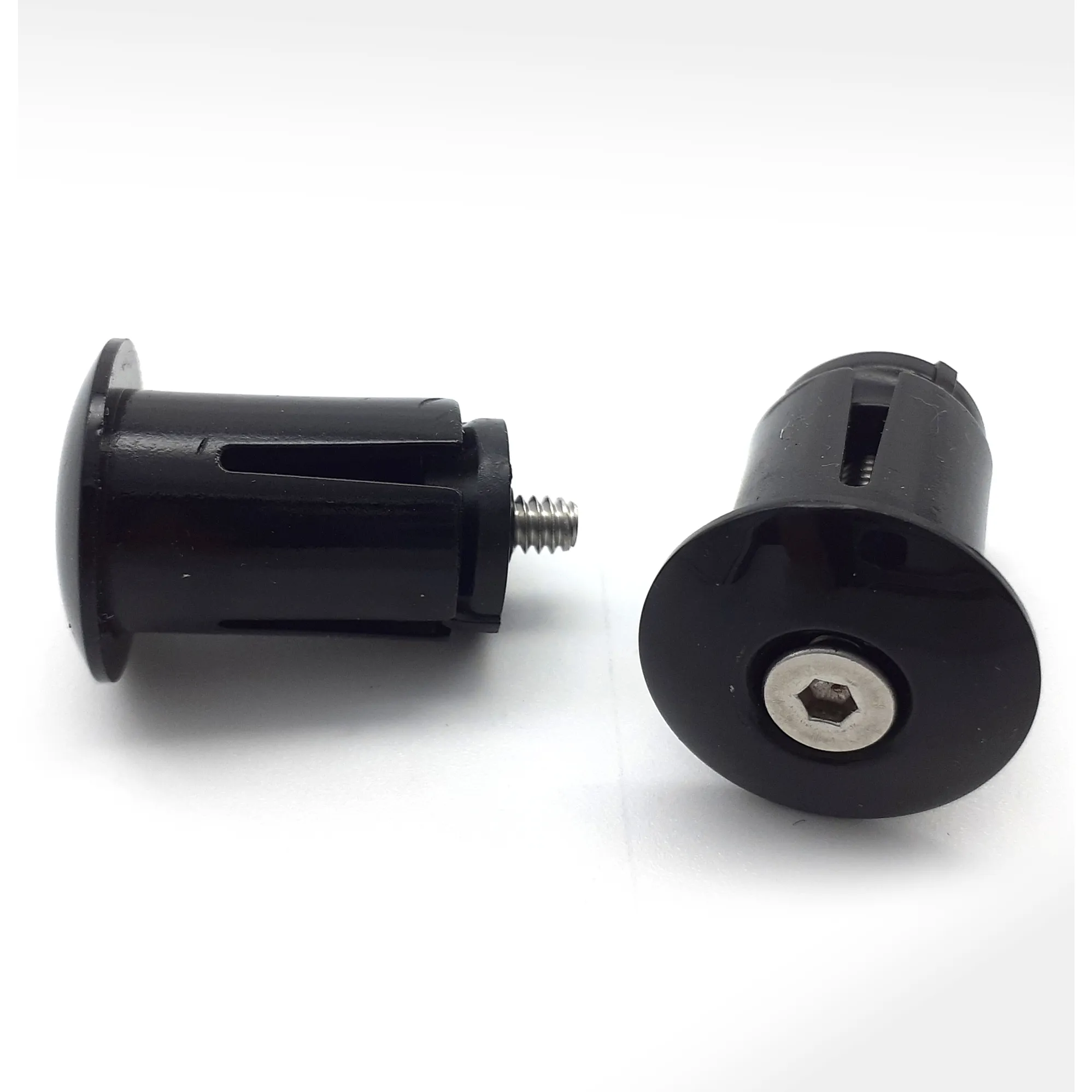 Screw Road Bar Plugs in Gloss Black