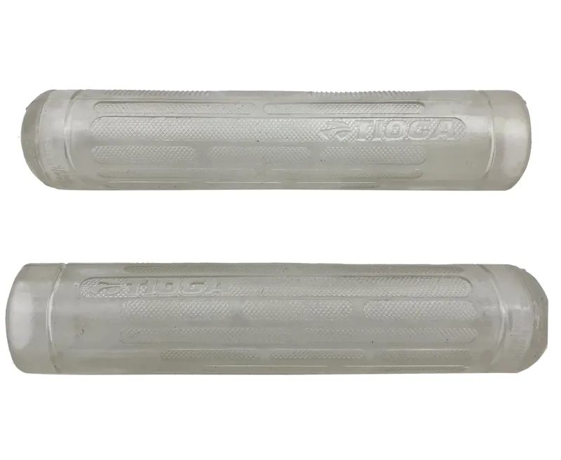 Tioga Pro X Handlebar Grip In Clear Retro 1990s NOS