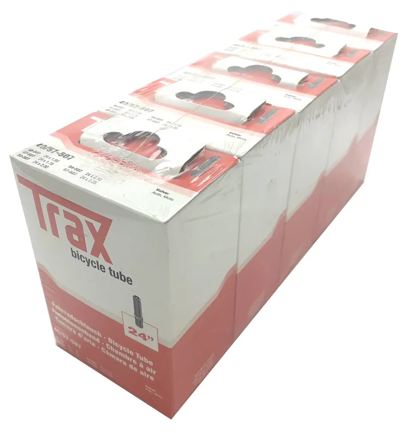 Trax 24x1.5-2.2 Schrader Valve Inner Tube Pack of 5-1
