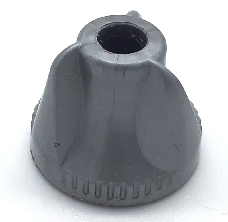 Triple Twisted Quick Release Skewer Nut in Grey NOS