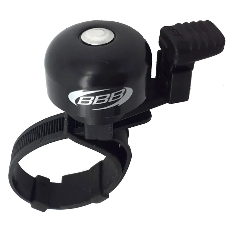 BBB Ping Bell with Adjustable Strap in Black