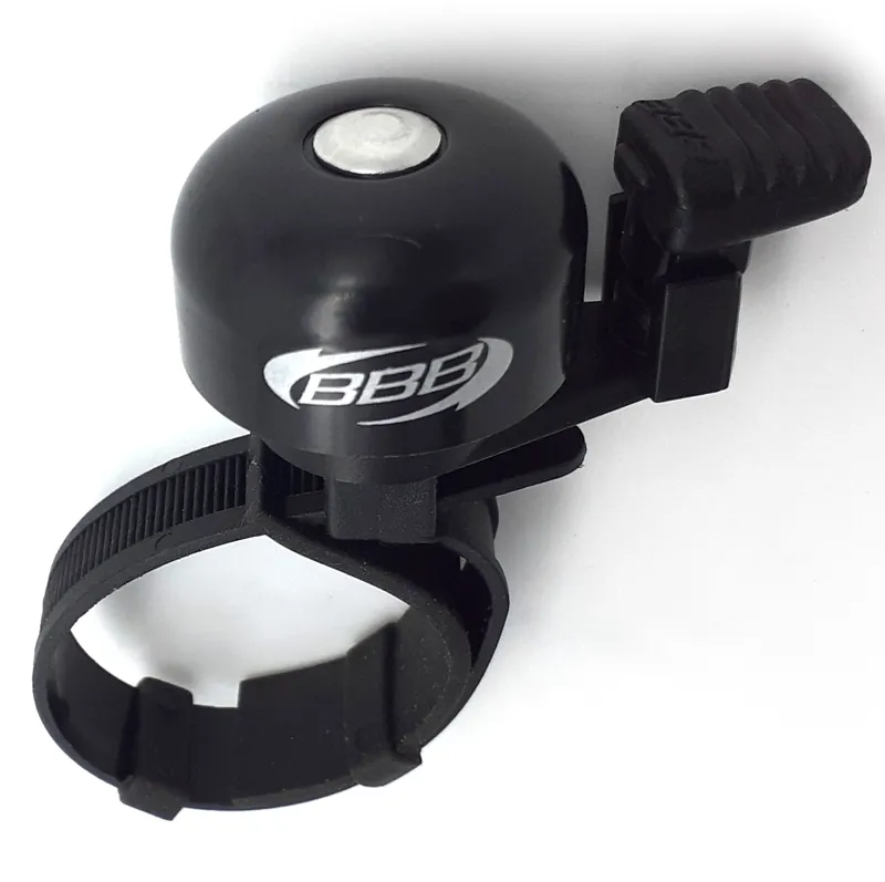 BBB Ping Bell with Adjustable Strap in Black-1