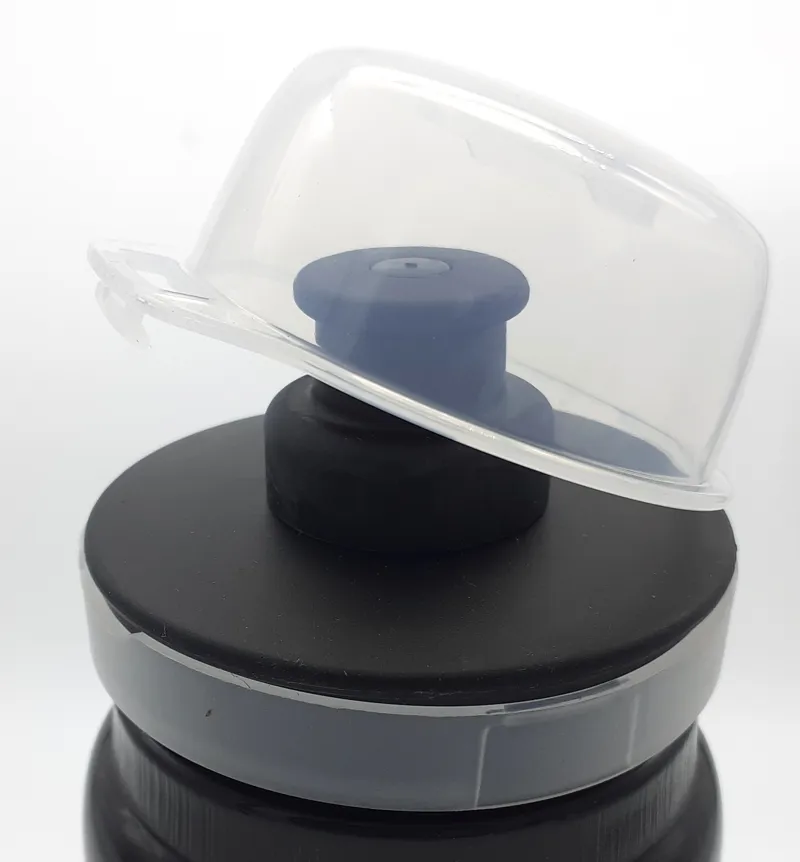 Elite Fly Bottle Gravel Dirt Valve Cap Lid in Clear-2