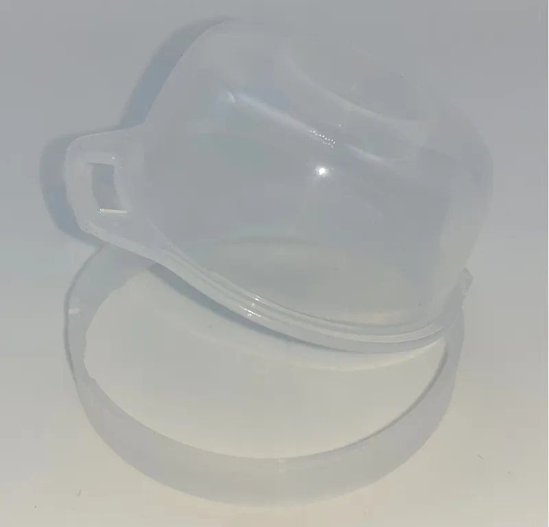 Elite Fly Bottle Gravel Dirt Valve Cap Lid in Clear-1