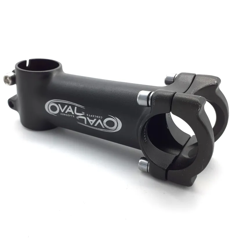 Oval R300 Alloy Stem 110mm 6Deg with 31.8 mm Clamp in Black Shop Soiled