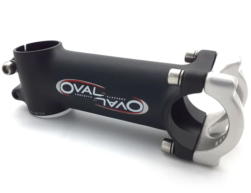 Oval R700 Alloy Stem 110mm 16Deg with 31.8mm Clamp in Black Shop Soiled