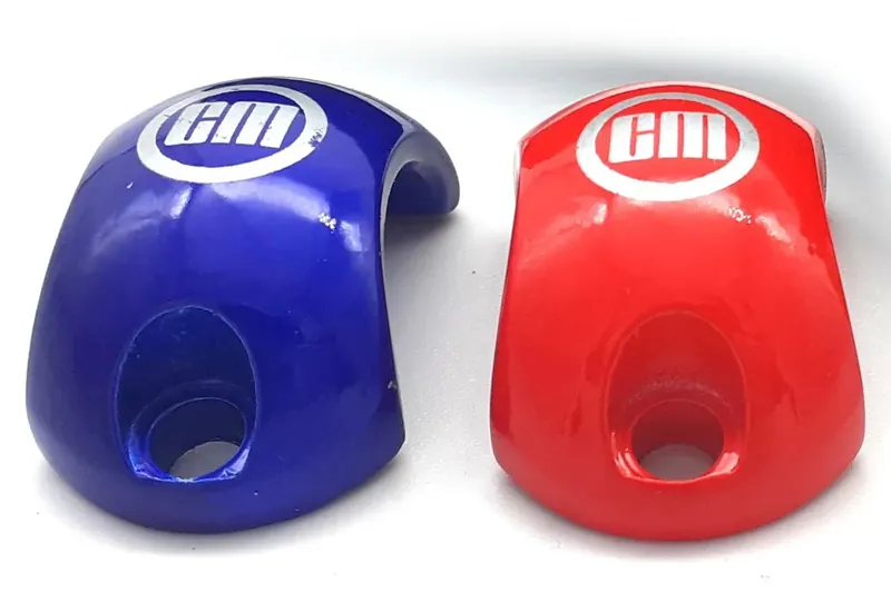 Massi Stem Front Plate in Red and Blue