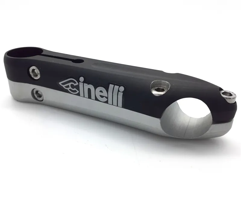 Cinelli Sesamo 1 Inch Stem in Black and Silver 120mm NOS