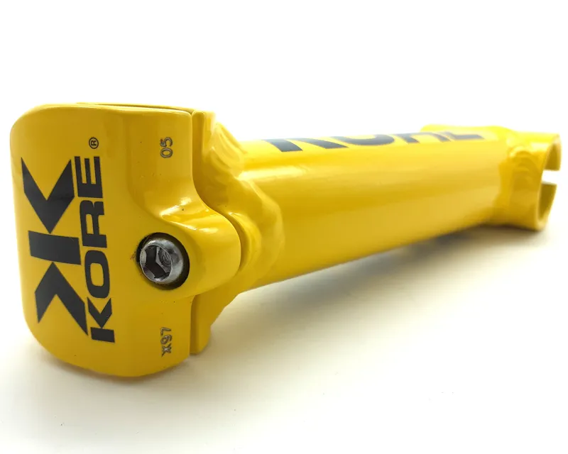 Kore Lite 3 Stem in Yellow Extra Long 150mm NOS-2