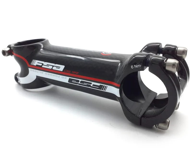 FSA OS-99 CSI Carbon and Aluminium Stem 100mm in Gloss Carbon