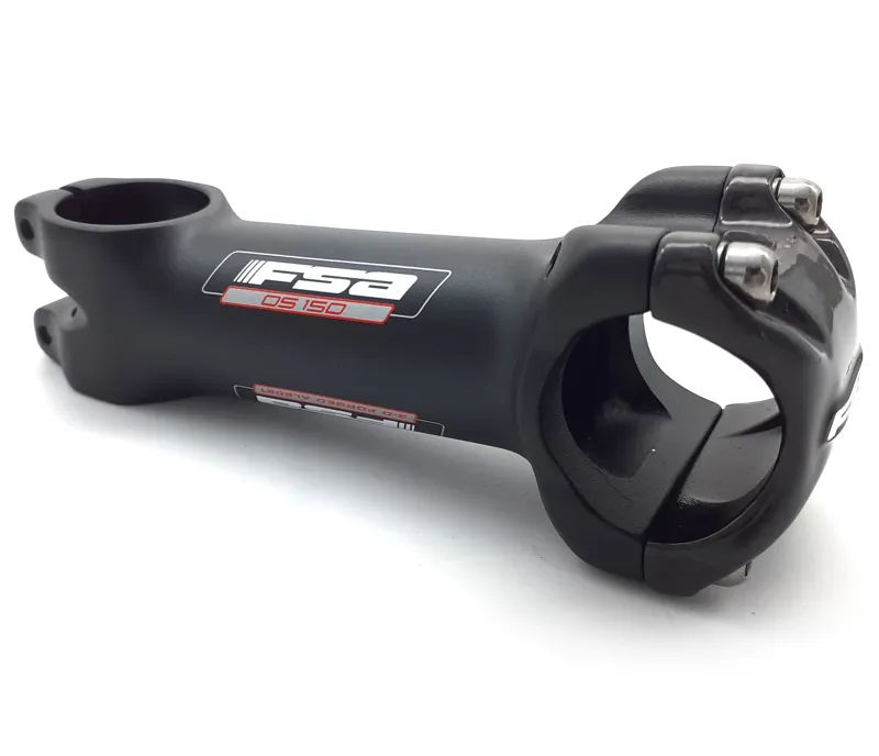 FSA OS-150 Aluminium with Carbon Face Plate Stem 110mm in Black