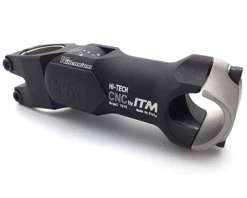 ITM Millenium Adjustable Angle 25.8mm Clamp Stem 100mm in Black