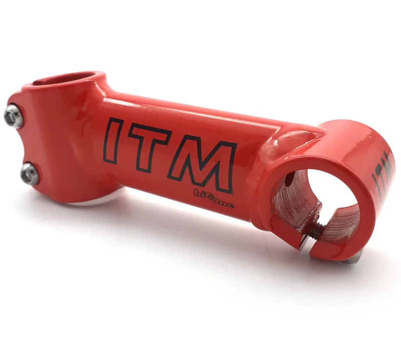 ITM Big One 1 Inch with 25.8mm Clamp Stem 110mm in Rossa Red