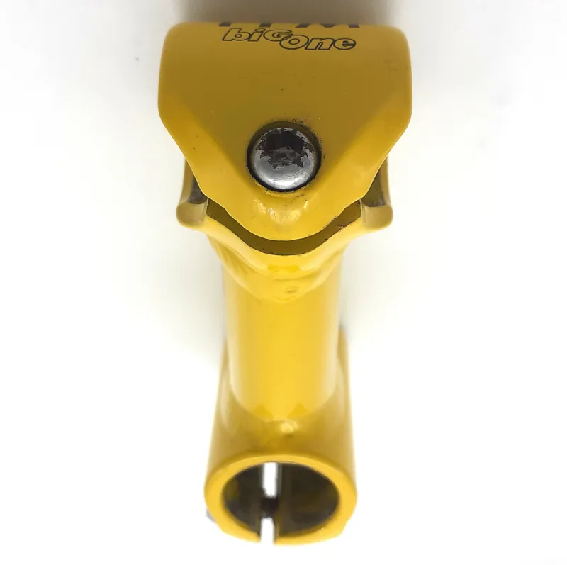 ITM Big One 1 Inch with 25.8mm Clamp Stem 90mm in Giallo Yellow Shop Soiled-1