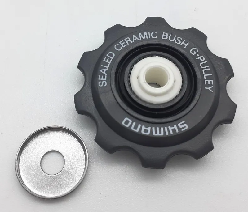 Shimano XTR M910 Upper Guide Pulley Wheel with Ceramic Bush NOS-1