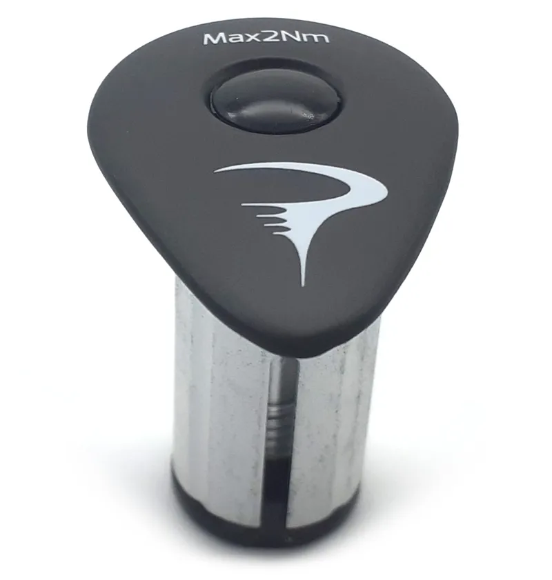 Pinarello Most Aero Stem Top Cap and Fork Expander Plug in UD Carbon Black