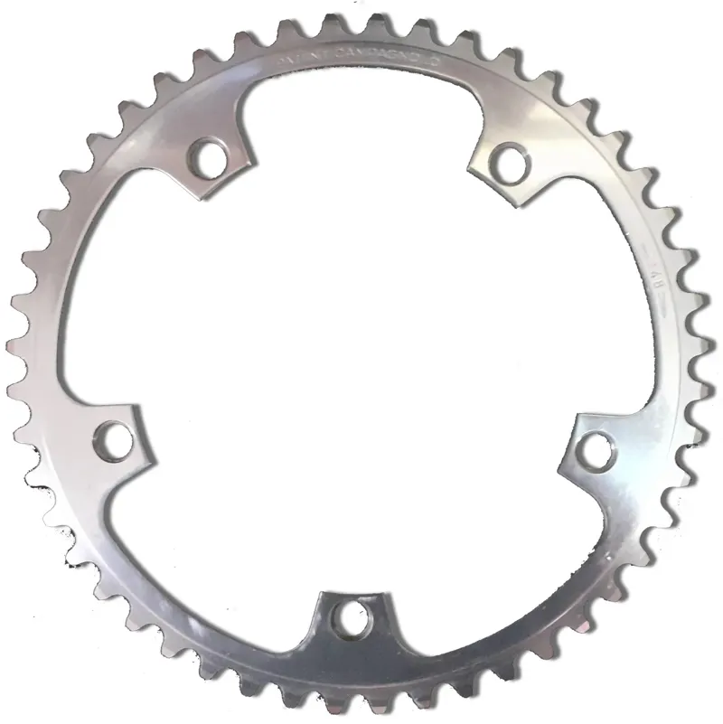 Campagnolo Chorus 753/A Patent 5 Bolt 144BCD 48 Tooth Chainring in Silver