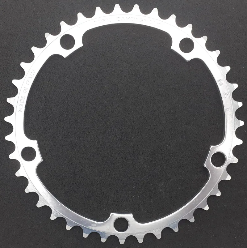 Campagnolo Chorus Inner 5 Bolt 135BCD 39 Tooth Chainring in Silver-1