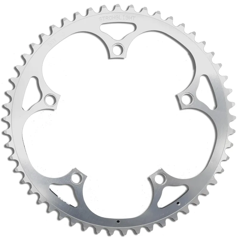 Stronglight Dural 135BCD Campagnolo 8/9/10 Compatible 53T Chainring in Silver