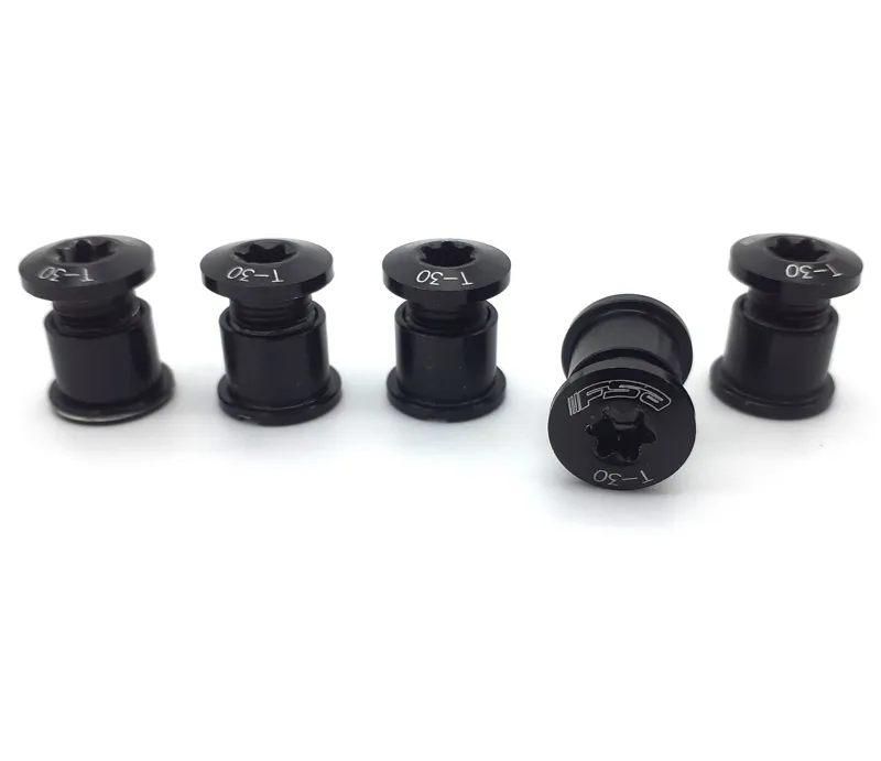 FSA SL Team Issue T-30 Chainring Bolts Pack of 5 in Black Shop Soiled-1