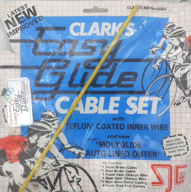 Clarks Easy Glide Cable Set in Yellow Vintage NOS