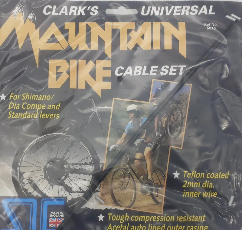 Clarks Mountain Bike Cable Set in Black