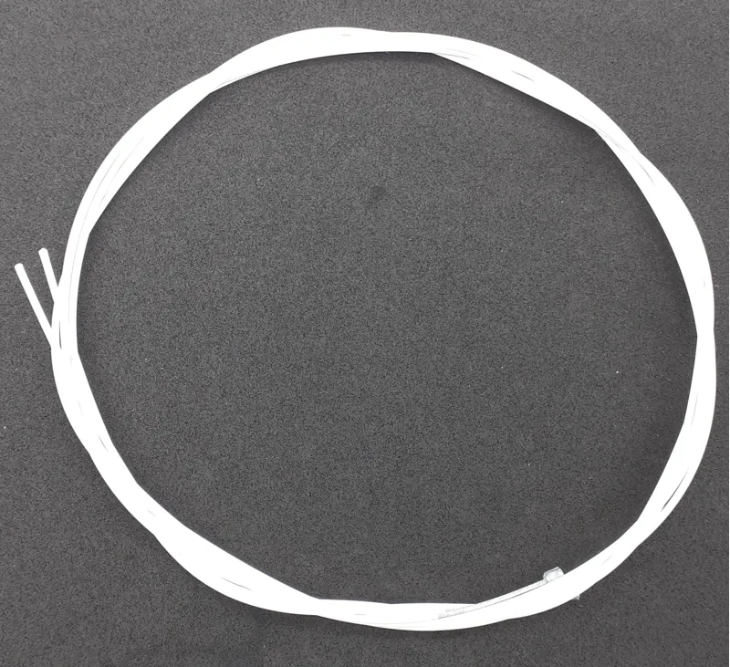 Clarks Downtube Gear Cables in White Pair-1