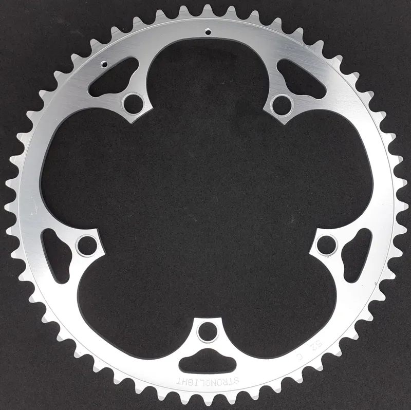 Stronglight Dural CH2 135BCD 52 Tooth Chainring in Silver-1
