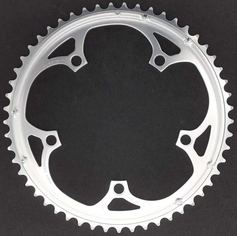 Campagnolo Veloce 130BCD 53 Tooth Chainring in Silver-1