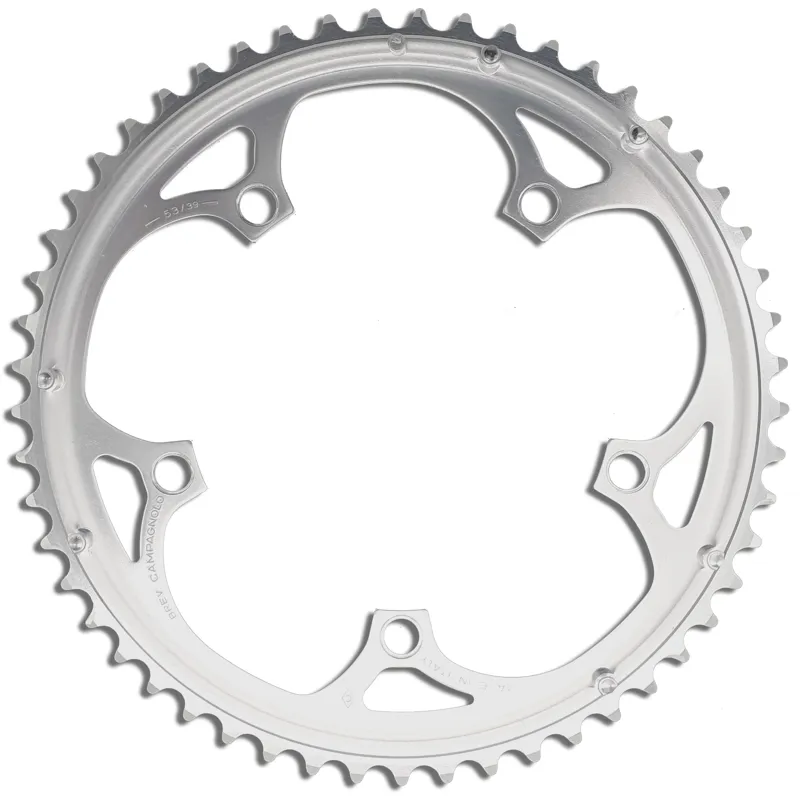 Campagnolo Veloce 130BCD 53 Tooth Chainring in Silver