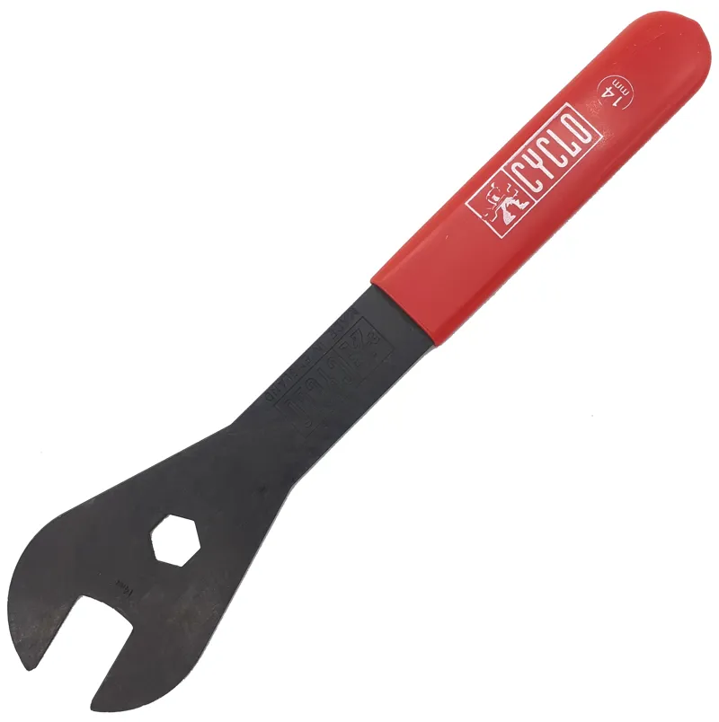 Cyclo Pro Series Cone Spanners in Vinyl Dipped Red