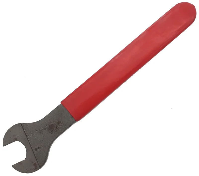 16mm Cone Spanner in Vinyl Dipped Red Shop Soiled