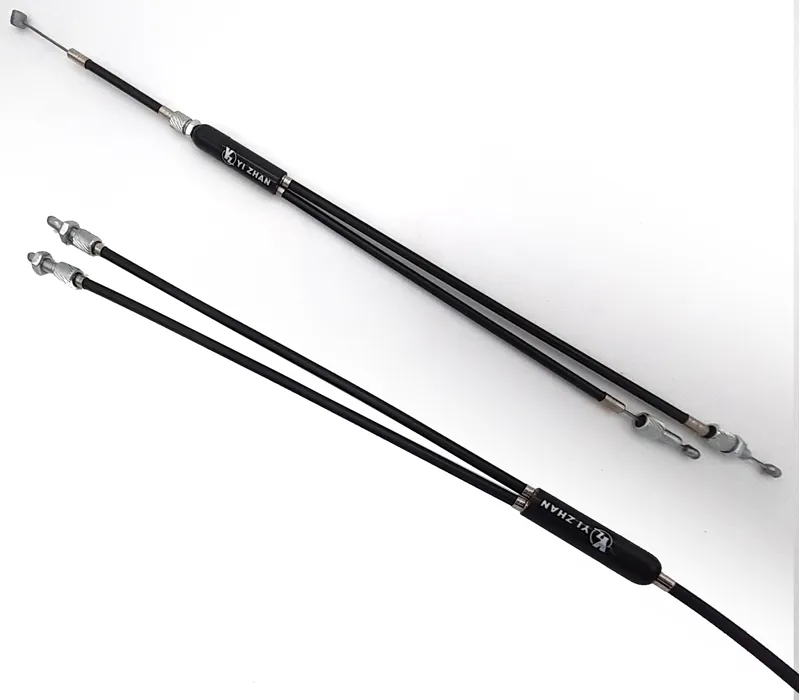 Yi Zhan Gyro Upper and Lower Brake Cable Set in Black