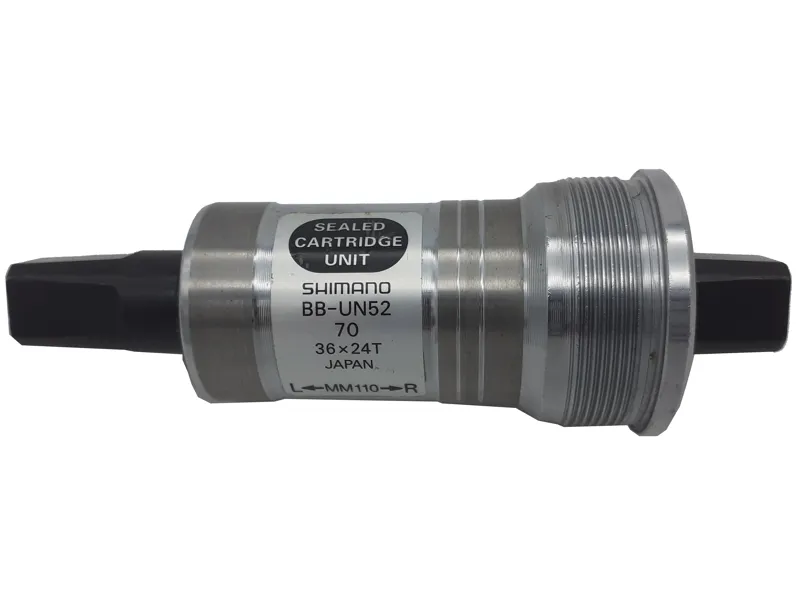 Shimano UN52 Italian Thread 110mm Square Taper Bottom Bracket Left Cup Missing