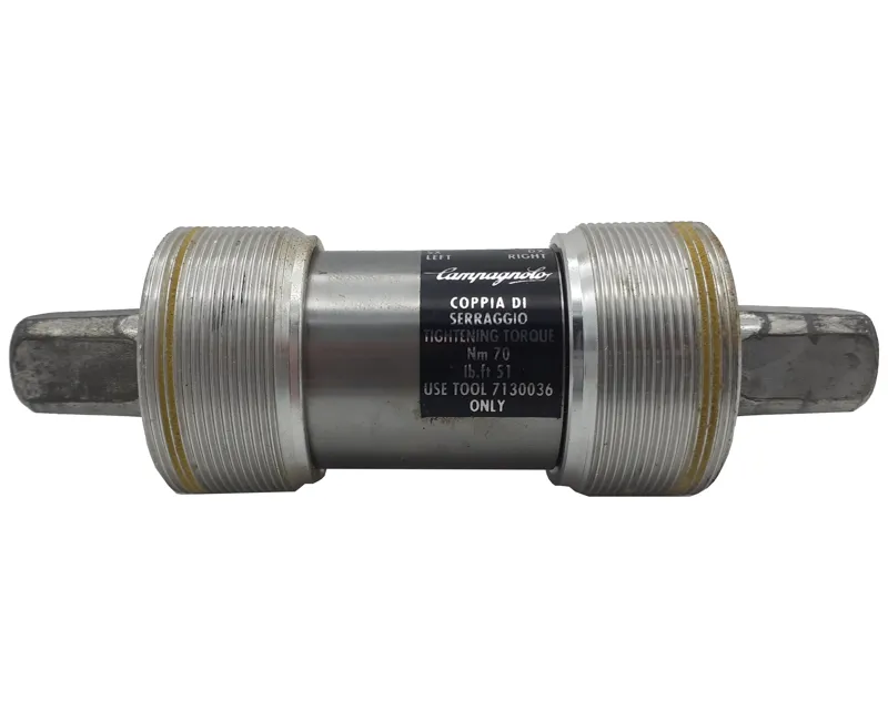 Campagnolo Athena BB-21ATCART Italian Thread 111mm Square Taper Bottom Bracket Shop Soiled