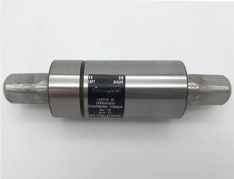 Campagnolo Athena BB-21ATCART Italian Thread 111mm Square Taper Bottom Bracket Shop Soiled-2