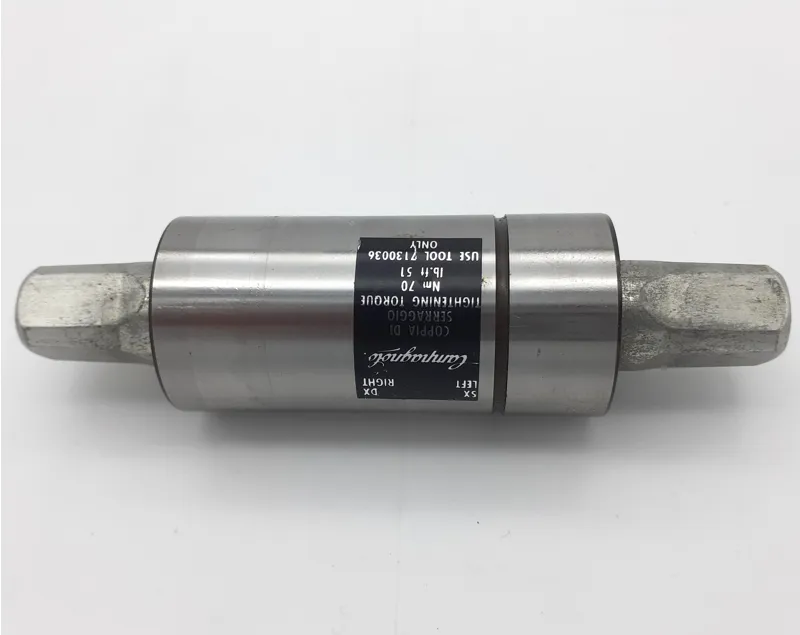 Campagnolo Athena BB-21ATCART Italian Thread 111mm Square Taper Bottom Bracket Shop Soiled-1