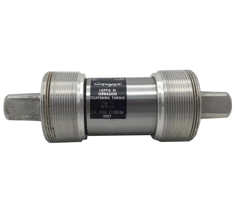 Campagnolo Athena BB-21ATCART Italian Thread 111mm Square Taper Bottom Bracket Shop Soiled