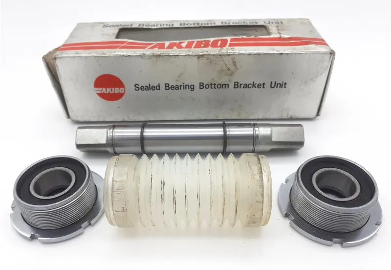 Akibo AK-002 English Thread with Cartridge Bearings 122mm Square Taper Bottom Bracket-4