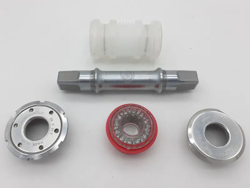 Campagnolo Record BB-01RE Italian Thread 111mm Square Taper Loose Ball Bottom Bracket-4