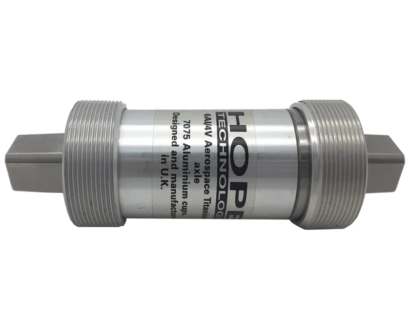 Hope Titanium 68mm BSA Thread with 103mm Square Taper Bottom Bracket in Silver